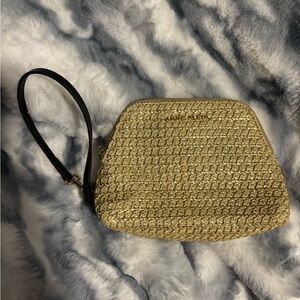 Anne Klein Gold Textured wristlet